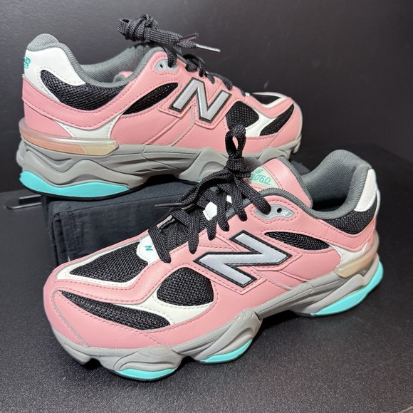 New Balance 9060 "Pink Teal" Athletic Shoes Bid Kids Size 7Y Womens 8.5 GC9060RK - Picture 2 of 14